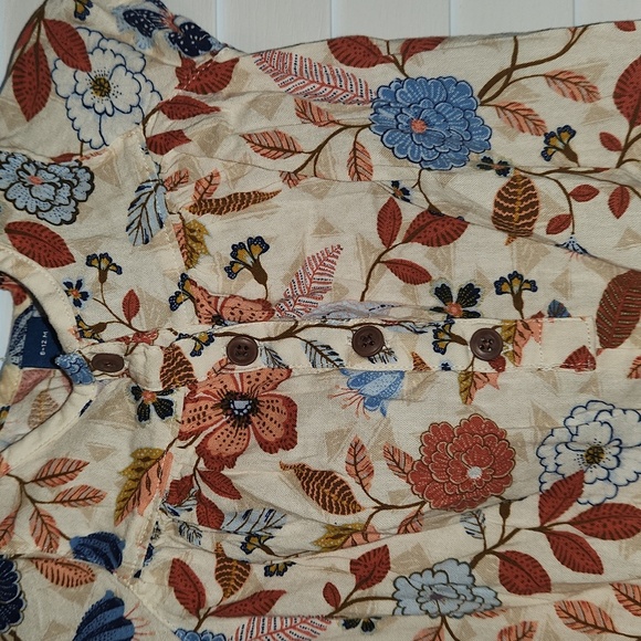 Old Navy Multicolor Floral Baby Romper Size 6-12 Months - Picture 5 of 7